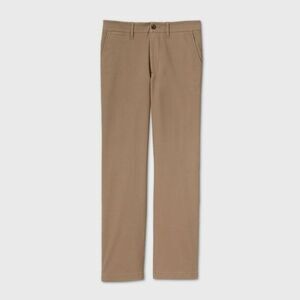 Goodfellow & Co -  Men's Mid Rise Straight Leg Slim S Tan